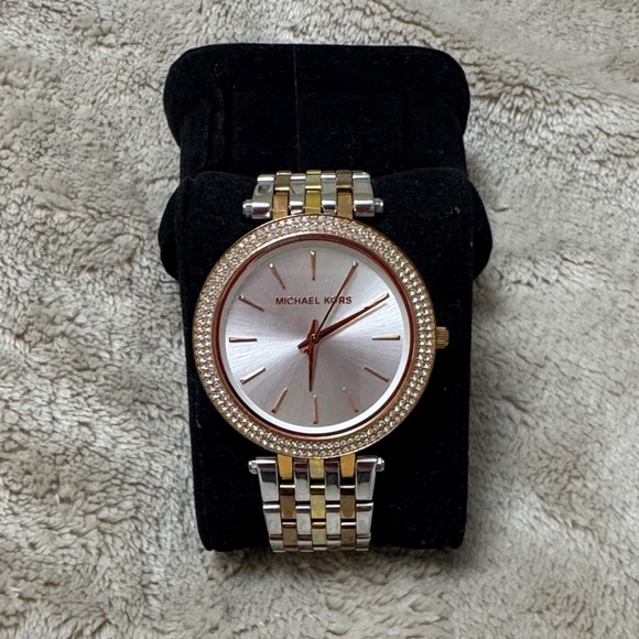 Michael Kors Gold and Silver Women's Watch - Picture 1 of 4
